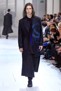 Model on the catwalk