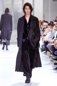 Model on the catwalk