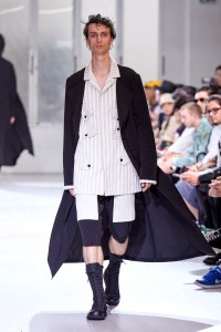 Model on the catwalk