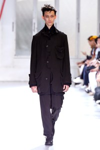 Model on the catwalk