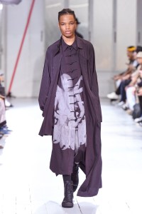 Model on the catwalk