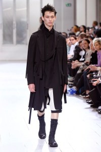 Model on the catwalk