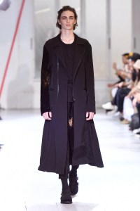 Model on the catwalk
