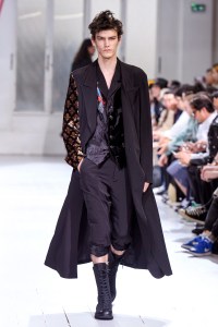 Model on the catwalk