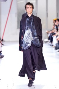Model on the catwalk