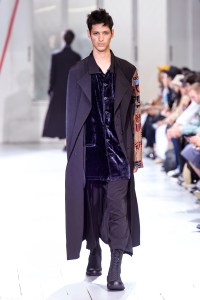 Model on the catwalk