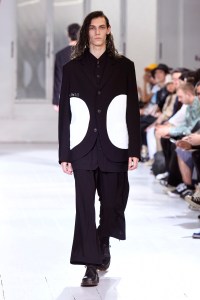 Model on the catwalk
