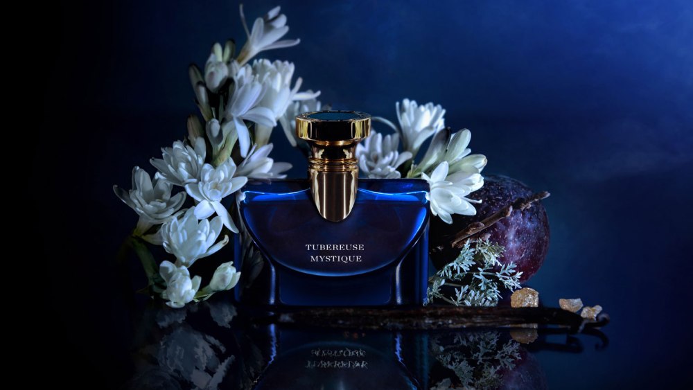 Bulgari's new Tubereuse Mystique fragrance.
