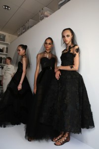Backstage at Christian Dior Couture Fall 2019