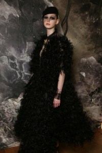 Backstage at Christian Dior Couture Fall 2019