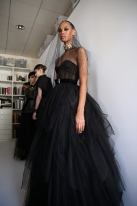 Backstage at Christian Dior Couture Fall 2019