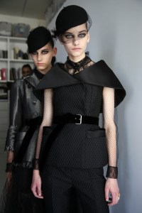 Backstage at Christian Dior Couture Fall 2019