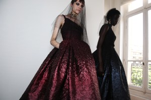 Backstage at Christian Dior Couture Fall 2019