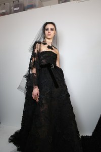 Backstage at Christian Dior Couture Fall 2019