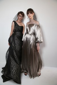 Backstage at Christian Dior Couture Fall 2019