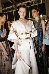 Backstage at Elie Saab Haute Couture Fall 2019, photographed in Paris on July 3rd, 2019.
