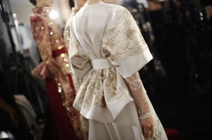 Backstage at Elie Saab Haute Couture Fall 2019, photographed in Paris on July 3rd, 2019.