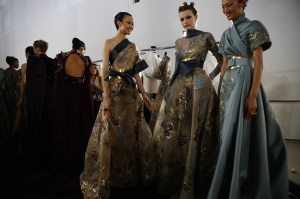 Backstage at Elie Saab Haute Couture Fall 2019, photographed in Paris on July 3rd, 2019.