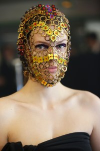 Backstage at Jean Paul Gaultier Couture Fall 2019