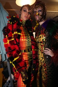 Backstage at Jean Paul Gaultier Couture Fall 2019