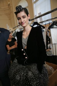 Backstage at Giorgio Armani Privé Couture Fall 2019