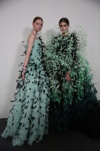 Backstage at Givenchy Couture Fall 2019