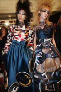 Backstage at Viktor & Rolf Couture Fall 2019