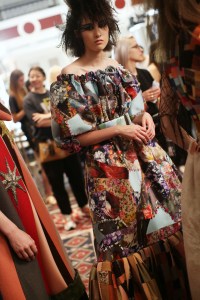 Backstage at Viktor & Rolf Couture Fall 2019