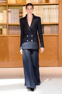 Model on the catwalk