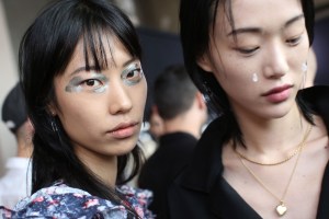 Backstage at Acne Studios RTW Spring 2020