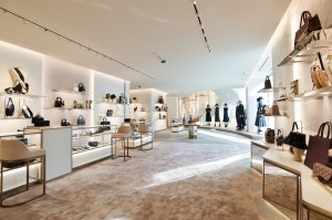 Accessories section in the Champs-Elyses Dior store.