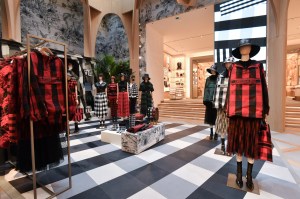 The pop up store within the Champs-Elyses Dior store.