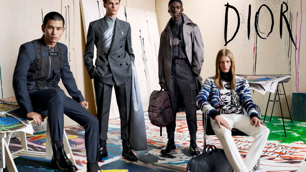 The Dior men's fall campaign.