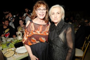 Susan Sarandon and  Silvia Venturini Fendi