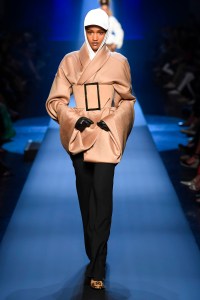 Model on the catwalk