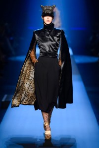 Model on the catwalk