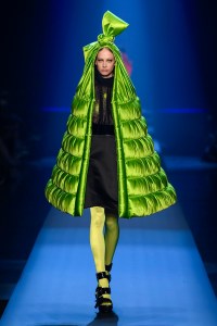 Model on the catwalk