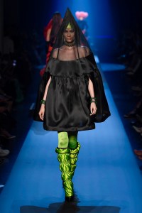 Model on the catwalk