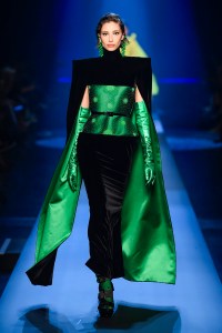 Model on the catwalk