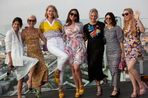 Leandra Medine, Nicola Glass, Lindsay Ellingson, Cat Cohen, Julia Schlaepfer, Aya Cash, Zosia Mamet