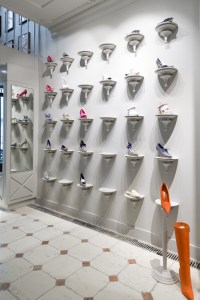 The Manolo Blahnik store in Paris