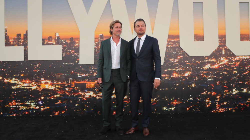 Brad Pitt and Leonardo DiCaprio at the Premiere of Sony Pictures' "Once Upon A Time In Hollywood" at the TCL Chinese Theatre.Sony Pictures 'Once Upon A Time In Hollywood' film premiere, Arrivals, TCL Chinese Theatre, Hollywood, CA, USA - 22 July 2019