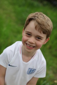 Britain's Prince George taken recently by his mother, the Duchess of Cambridge, in the garden of their home at Kensington Palace, to mark his sixth birthday in London, Britain. Prince George turns six on 22 July.