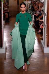 Model on the catwalk