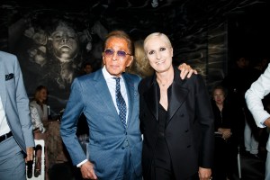 Valentino Garavani and Maria Grazia Chiuri