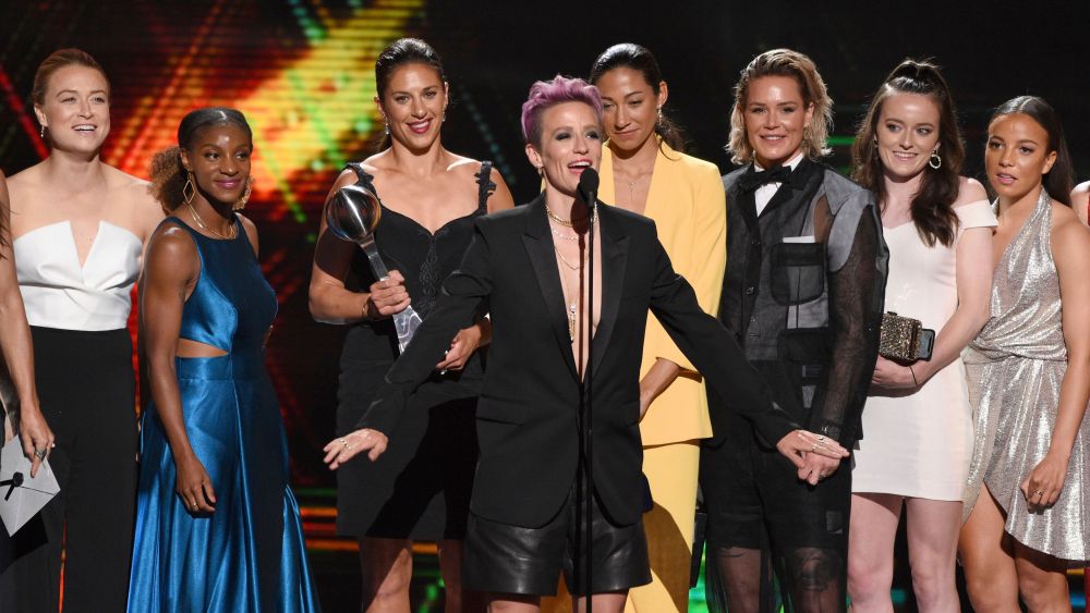 USA Women's Soccer Team Win at ESPY Awards