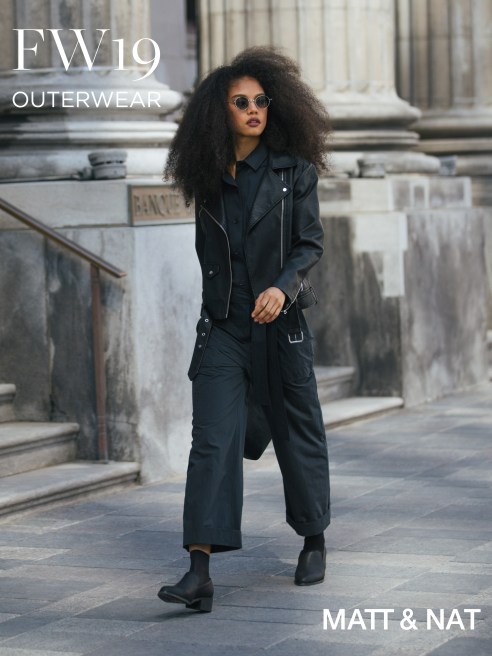 Matt & Nat FW19 outerwear campaign