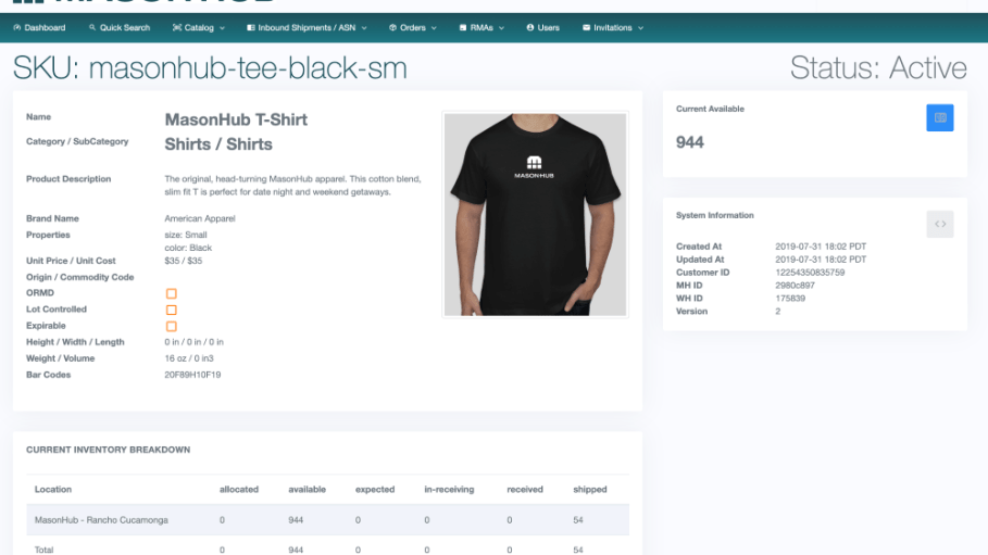 MasonHub 3PL fulfillment logistics startup