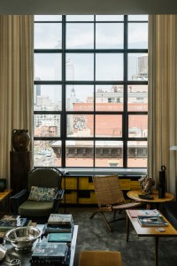 Inside Andre Mellone’s apartment.