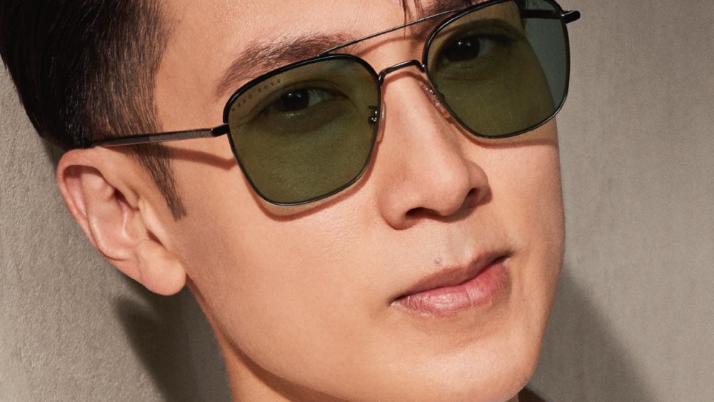 The latest Boss eyewear ad campaign fronted by Brunei-born singer, actor and model Chun Wu.